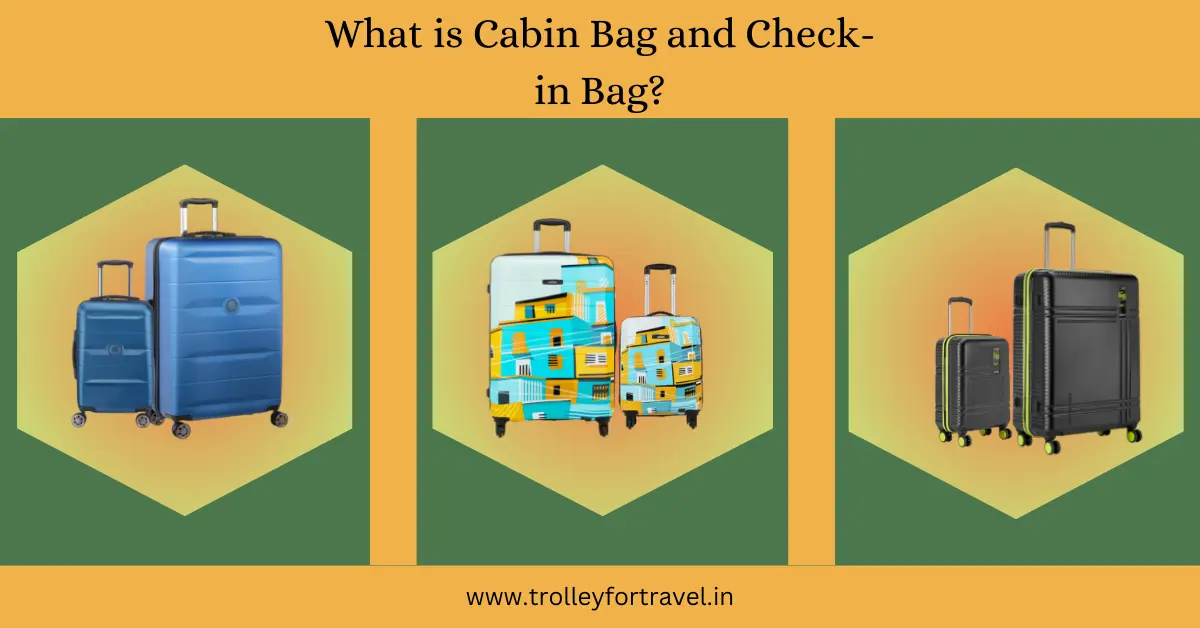 What is Cabin Bag and Check in Bag