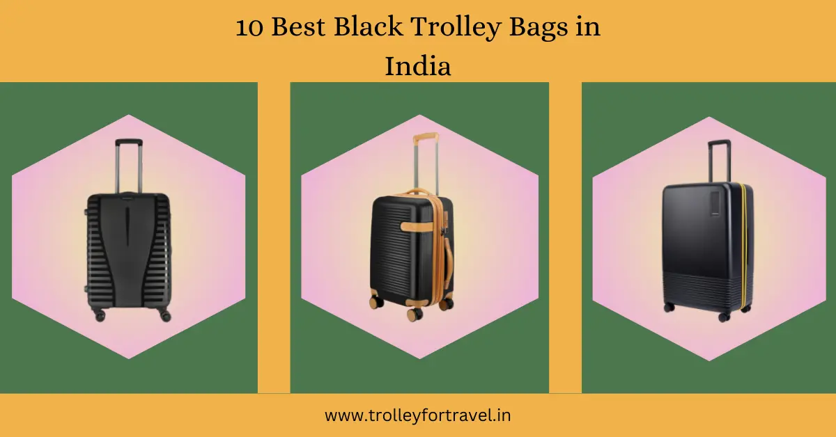 Best Black Trolley Bags in India