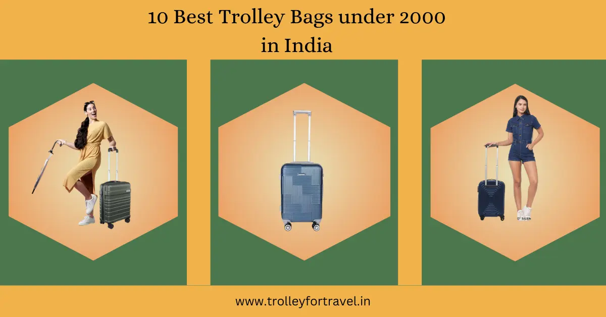 Best Trolley Bags under 2000 in India