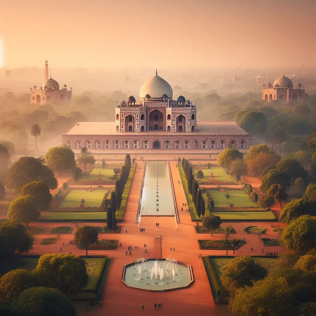 Humayun's Tomb - A prominet Attraction for Tourist coming to Delhi